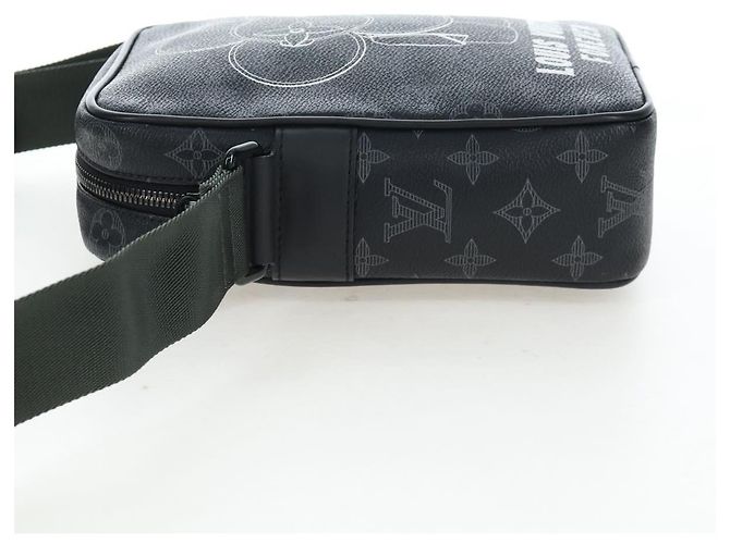 LOUIS VUITTON Monogram Eclipse DanubePM Shoulder Bag M43677 LV Auth 206267SAM Monogramma - vista 3