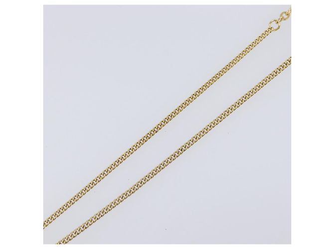 Collana Christian Dior metallo Gold Auth 205462 D'oro - vista 13