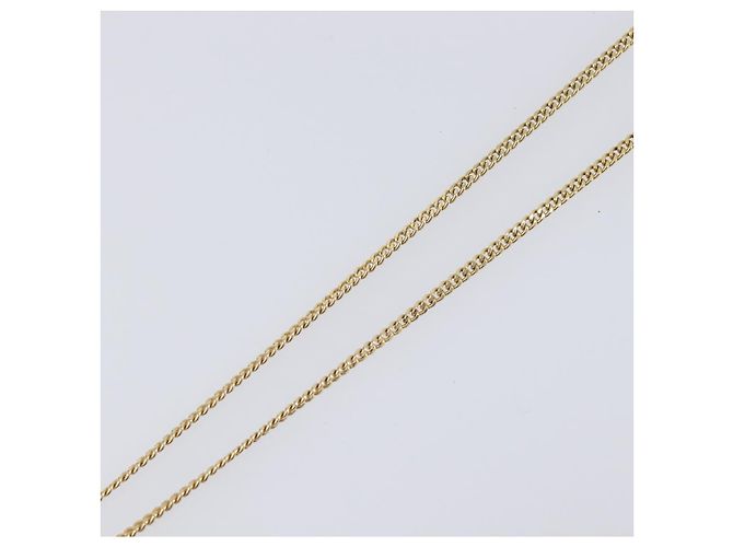 Collana Christian Dior metallo Gold Auth 205462 D'oro - vista 5
