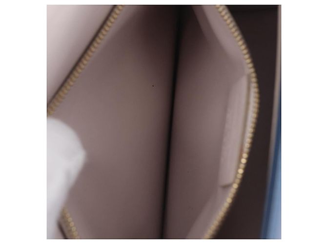 Borsa a tracolla Salvatore Ferragamo Vala Chain in pelle blu e oro autentica 207221V D'oro - vista 23