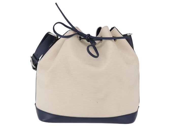 LOUIS VUITTON Borsa a tracolla Epi Petit Noe Yvoire Navy M40881 LV Auth 207540V Blu navy - vista 13
