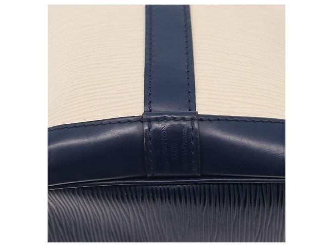 LOUIS VUITTON Borsa a tracolla Epi Petit Noe Yvoire Navy M40881 LV Auth 207540V Blu navy - vista 18