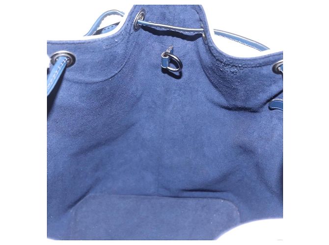 LOUIS VUITTON Borsa a tracolla Epi Petit Noe Yvoire Navy M40881 LV Auth 207540V Blu navy - vista 20