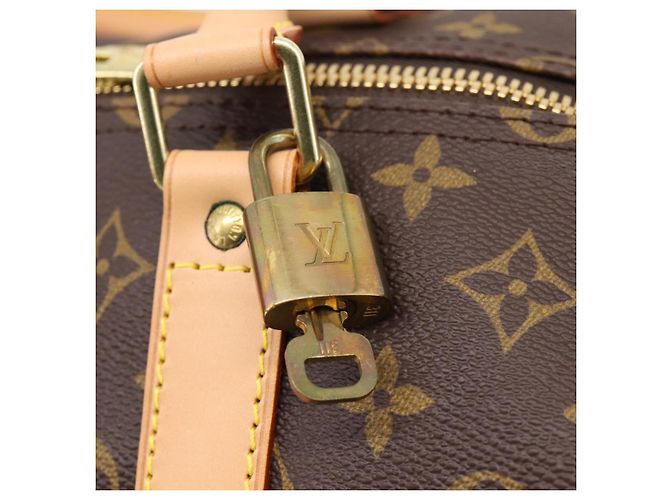 LOUIS VUITTON Monogram Keepall 55 Boston Bag M41424 LV Auth 206444SM Monogramm - Ansicht 19