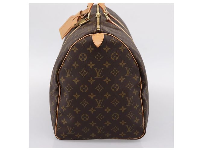 LOUIS VUITTON Monogram Keepall 55 Boston Bag M41424 LV Auth 206444SM Monogramm - Ansicht 4