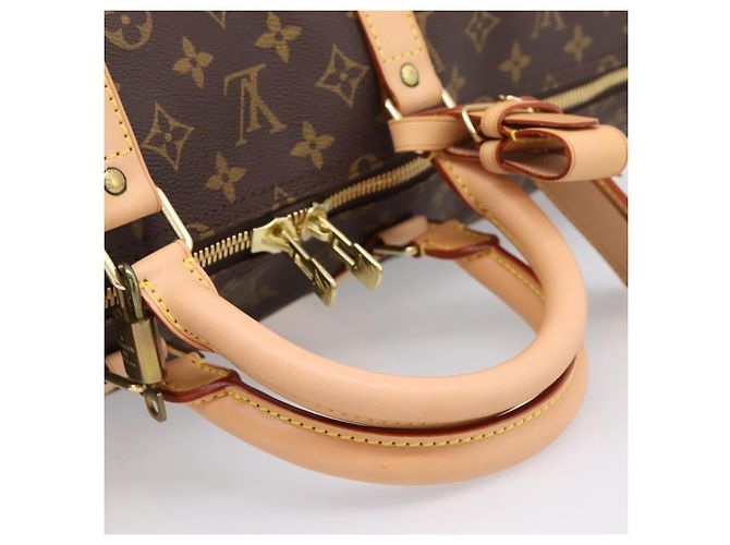 LOUIS VUITTON Monogram Keepall 55 Boston Bag M41424 LV Auth 206444SM Monogramm - Ansicht 7