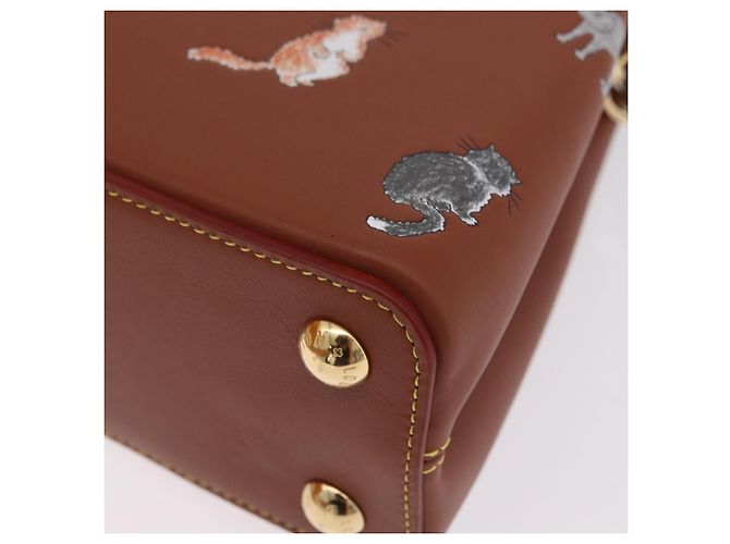 LOUIS VUITTON Catgram Capucine BB Handtasche 2-Wege Braun M25874 LV Auth 167633SM - Ansicht 20