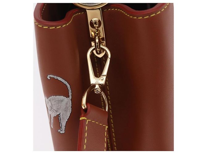 LOUIS VUITTON Catgram Capucine BB Handtasche 2-Wege Braun M25874 LV Auth 167633SM - Ansicht 21