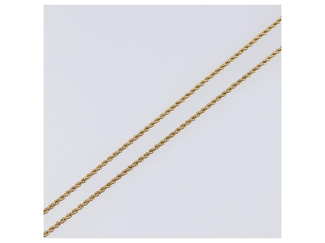 Collana Christian Dior metallo Gold Auth 205492 D'oro - vista 12