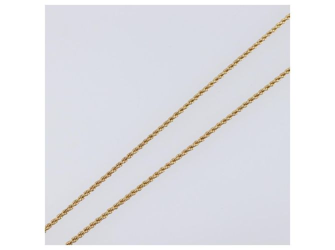Collana Christian Dior metallo Gold Auth 205492 D'oro - vista 5