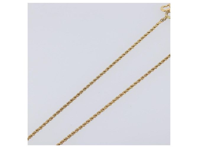 Collana Christian Dior metallo Gold Auth 205492 D'oro - vista 6