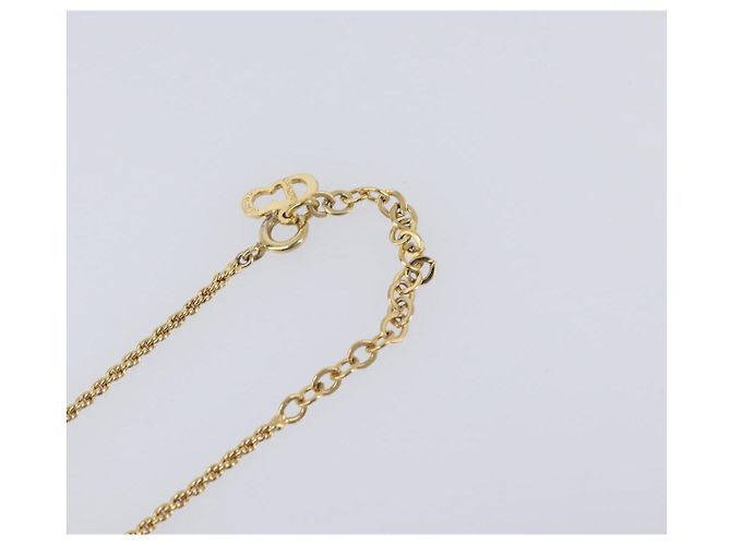 Collana Christian Dior metallo Gold Auth 205492 D'oro - vista 7