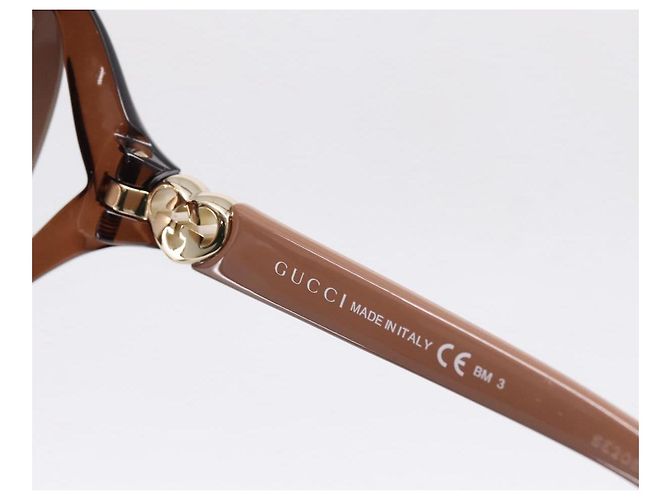 GUCCI Sunglasses plastic Brown Auth 205499M - view 10