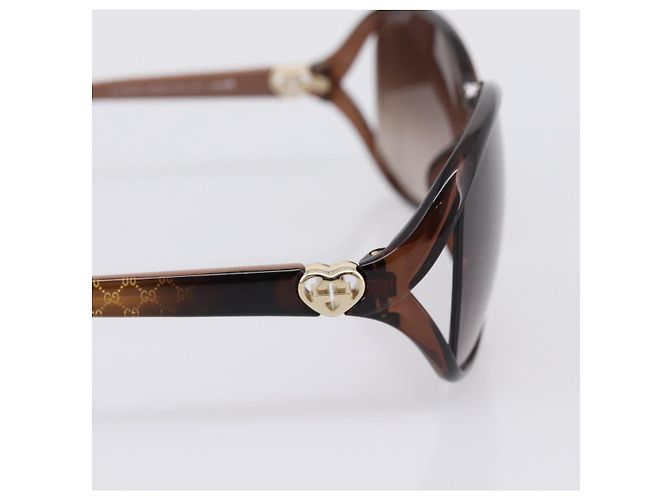 GUCCI Sunglasses plastic Brown Auth 205499M - view 4