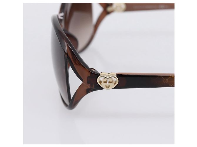 GUCCI Sunglasses plastic Brown Auth 205499M - view 6