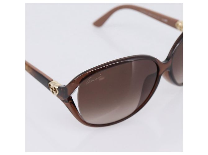 GUCCI Sunglasses plastic Brown Auth 205499M - view 7