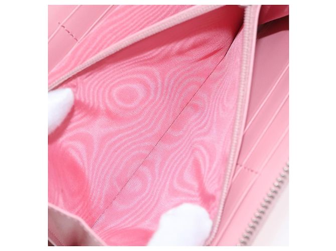 GUCCI Langbeutel aus Leder Rosa Silber 443123 Auth 205414M Pink - Ansicht 10