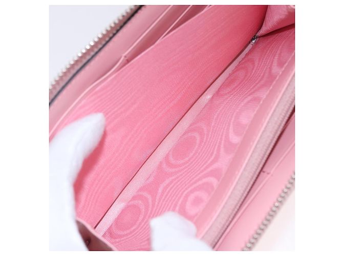GUCCI Langbeutel aus Leder Rosa Silber 443123 Auth 205414M Pink - Ansicht 21