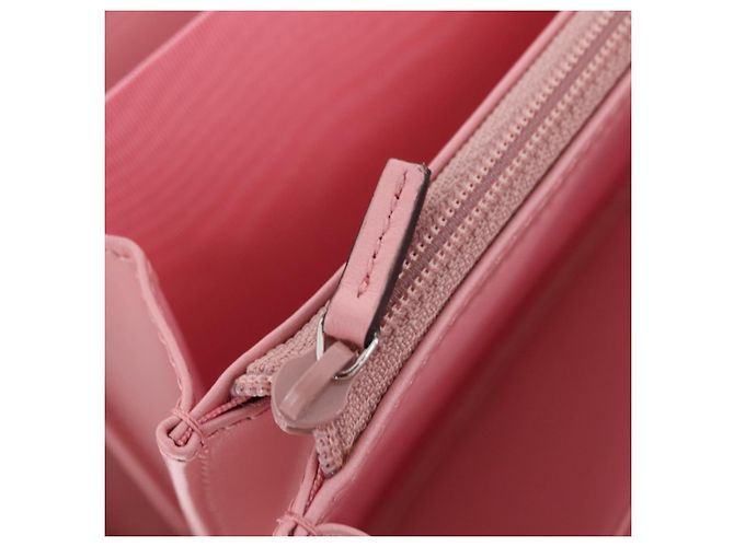 GUCCI Langbeutel aus Leder Rosa Silber 443123 Auth 205414M Pink - Ansicht 24