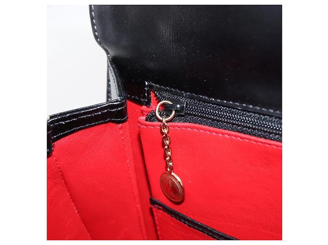 Sac à main GUCCI Bamboo en cuir 2 voies Noir Or 000 926 0633 Auth ep16411V Doré - vue 22