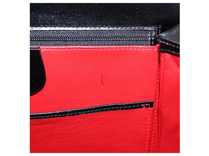 Sac à main GUCCI Bamboo en cuir 2 voies Noir Or 000 926 0633 Auth ep16411V Doré - vue 9