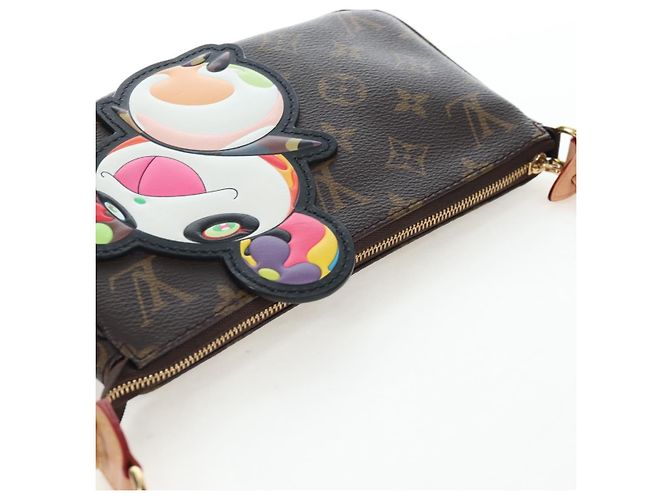 LOUIS VUITTON Panda LVxTM Pochette Accessoires Bag M13440 LV Auth BA15764SM Monograma - vista 6