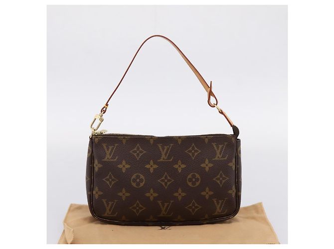 LOUIS VUITTON Monogram Pochette Accessoires Pouch M51980 LV Auth fm5457V Monograma - vista 12