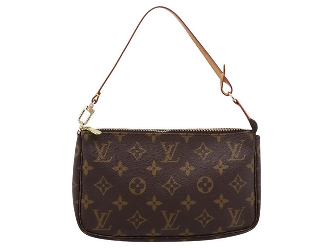 LOUIS VUITTON Monogram Pochette Accessoires Pouch M51980 LV Auth fm5457V Monograma - vista 13