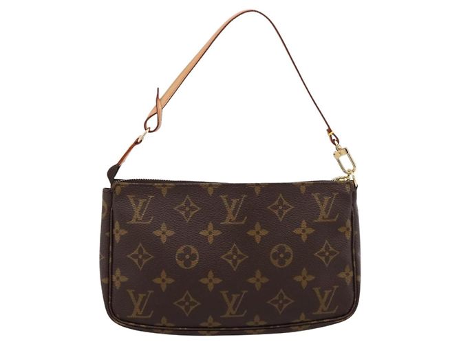 LOUIS VUITTON Monogram Pochette Accessoires Pouch M51980 LV Auth fm5457V Monograma - vista 2