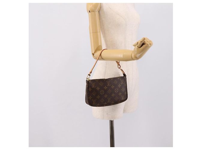 LOUIS VUITTON Monogram Pochette Accessoires Pouch M51980 LV Auth fm5457V Monograma - vista 23