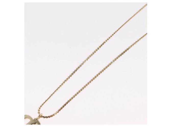 Christian Dior Halskette Metall Goldfarben Auth 206830 - Ansicht 10