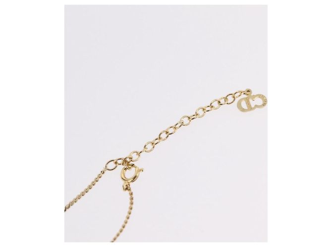 Christian Dior Halskette Metall Goldfarben Auth 206830 - Ansicht 13