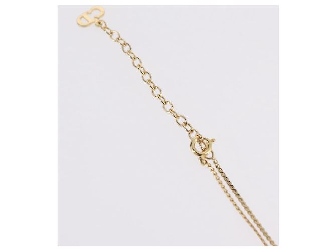 Christian Dior Halskette Metall Goldfarben Auth 206830 - Ansicht 7