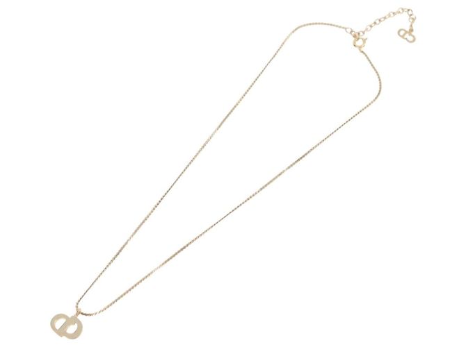 Christian Dior Halskette Metall Goldfarben Auth 206830 - Ansicht 8