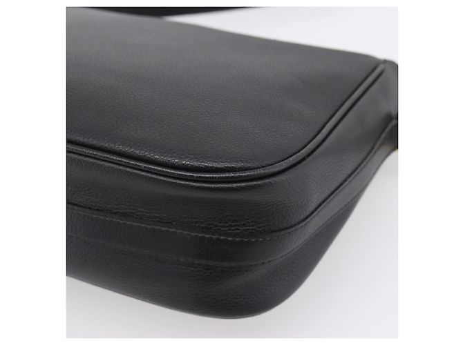 Autre Marque Bolsa de Ombro Saint Laurent em Couro Preto e Ouro Auth bs37510A Dourado - vista 15