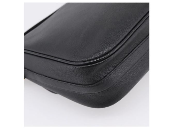 Autre Marque Bolsa de Ombro Saint Laurent em Couro Preto e Ouro Auth bs37510A Dourado - vista 16