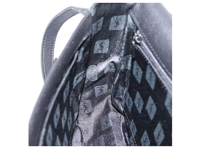 Autre Marque Bolsa de Ombro Saint Laurent em Couro Preto e Ouro Auth bs37510A Dourado - vista 19