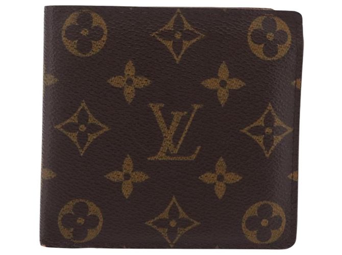 LOUIS VUITTON Damier Graphite Monogram Portefeuille Marco 2 Set Auth 206946 Damier ebene - vista 2