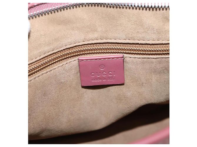 Borsa GUCCI GG Supreme Blooms PVC 2way Beige Pink 429019 Auth LN091V Rosa - vista 21