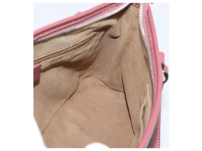 Borsa GUCCI GG Supreme Blooms PVC 2way Beige Pink 429019 Auth LN091V Rosa - vista 22