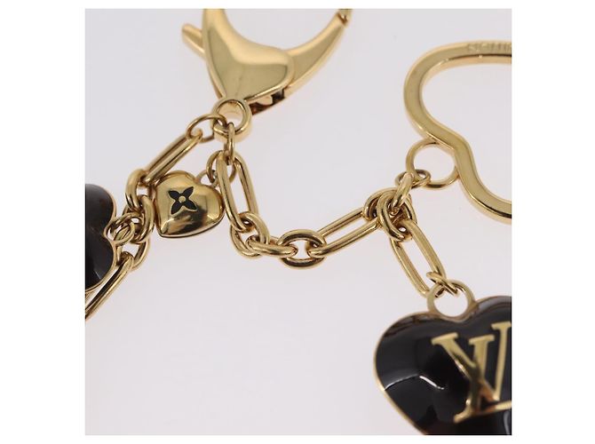 LOUIS VUITTON Bijoux Sac Cool Charm Metal Gold Tone M65757 LV Auth ka6498V - vista 9