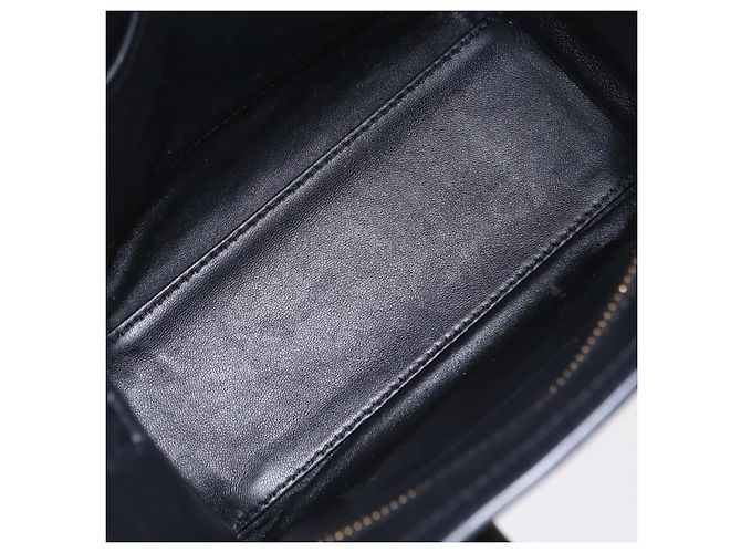 Céline Borsa a mano CELINE Luggage Nano Shopper in pelle 2way Rosa Tono Oro Auth ka6469V - vista 10