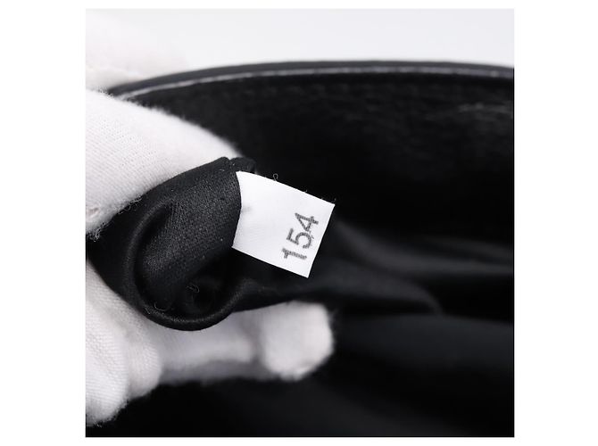 Borsa a mano Miu Miu con fiocco frontale in pelle 2way Black Gold Auth am12684V Nero D'oro - vista 12