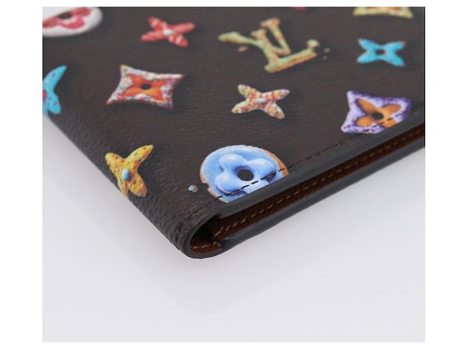LOUIS VUITTON Donuts Portefeuille Slender Wallet M28283 LV Auth 207646SAM Monogram - view 14