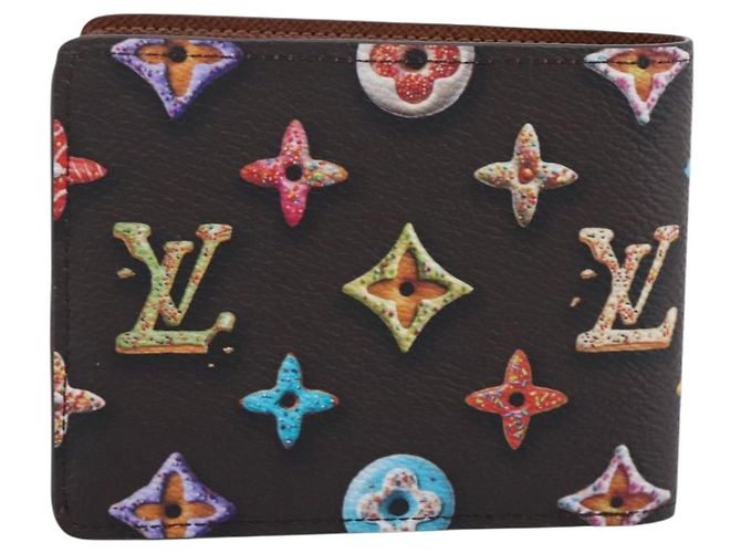 LOUIS VUITTON Donuts Portefeuille Slender Wallet M28283 LV Auth 207646SAM Monogram - view 2