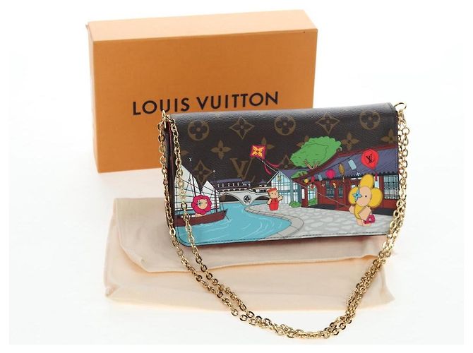 LOUIS VUITTON Monogram Vivienne Pochette Felice Shoulder Bag LV Auth 204525SAM Monograma - vista 12