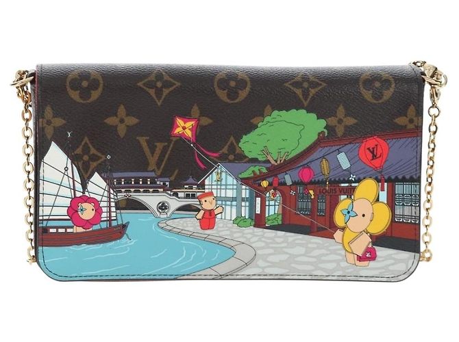 LOUIS VUITTON Monogram Vivienne Pochette Felice Shoulder Bag LV Auth 204525SAM Monograma - vista 13
