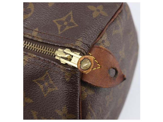 LOUIS VUITTON Monogram Speedy 30 Hand Bag M41526 LV Auth 206029 Monograma - vista 10