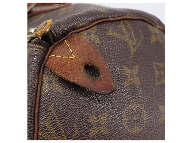 LOUIS VUITTON Monogram Speedy 30 Hand Bag M41526 LV Auth 206029 Monograma - vista 18