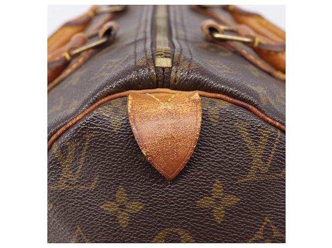 LOUIS VUITTON Monogram Speedy 30 Hand Bag M41526 LV Auth 206029 Monograma - vista 20